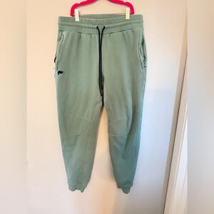 Fabletics sage green sweat jogger size medium